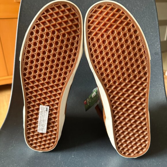 NEW Vans Sk8-Hi Suede Shoe  - Glazed Ginger Brown - Men's 12 - Picture 6 of 12